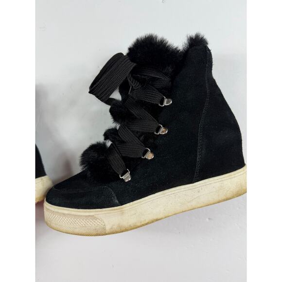 Steve Madden Wharton Faux Fur Sneaker Boots size 9 Women's - Picture 11 of 12